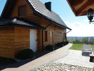 Лоджи Domki Podwiatracze Krajno Pierwsze Семейный двухуровневый номер с видом на горы-20