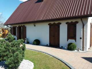 Лоджи Domki Podwiatracze Krajno Pierwsze Семейный двухуровневый номер с видом на горы-21